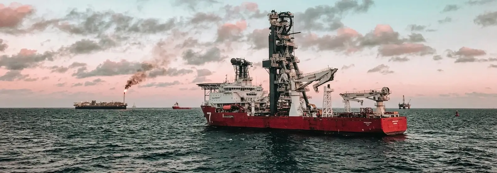 Offshore energy vessel fleet managed with RadiantFleet offshore crew management software